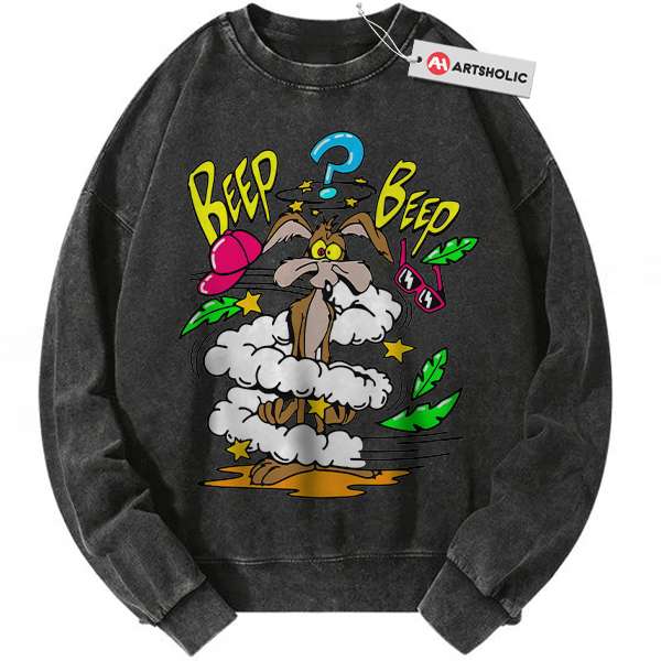 Wile E Coyote Sweatshirt, Looney Tunes Sweatshirt, Cartoon Sweatshirt, Vintage Sweater