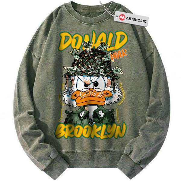 Donald Duck Sweatshirt, Cartoon Sweatshirt, Vintage Sweater