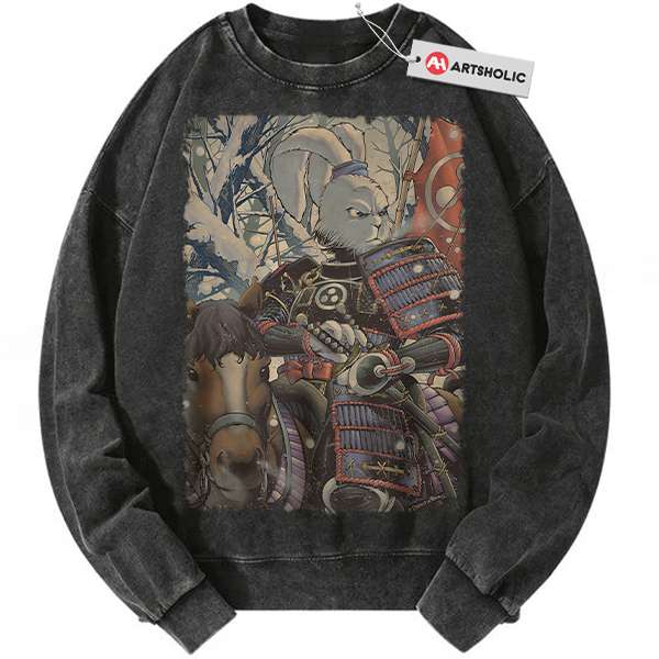 Usagi Yojimbo Sweatshirt, Animated Sweatshirt, Vintage Sweater