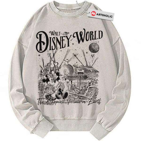 Minie and Mickey Mouse Sweatshirt, Disney Sweatshirt, Cartoon Sweatshirt, Vintage Sweater