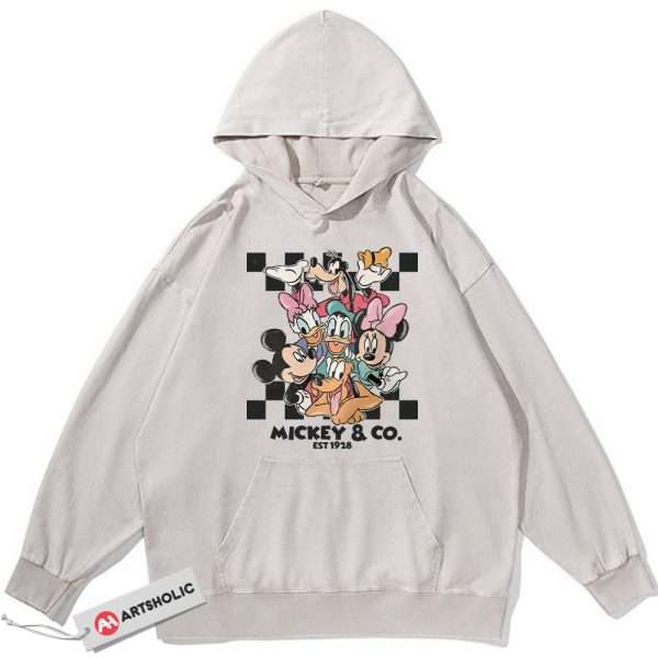 Mickey Mouse Hoodie, Donald Duck Hoodie, Pluto Hoodie, Disney Hoodie, Cartoon Hoodie, Vintage Hoodie