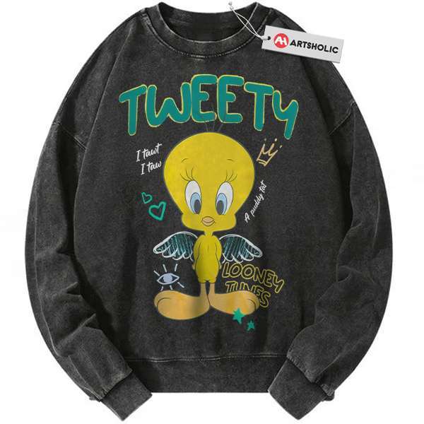 Tweety Sweatshirt, Looney Tunes Sweatshirt, Cartoon Sweatshirt, Vintage Sweater