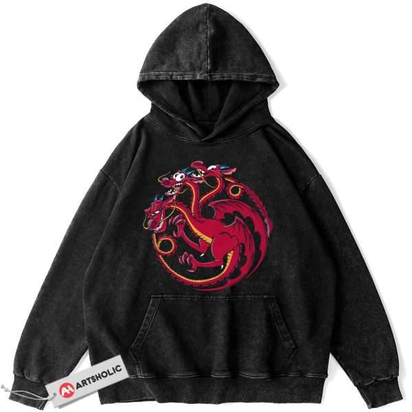 Mushu Hoodie, Mulan Hoodie, Animated Hoodie, Vintage Hoodie