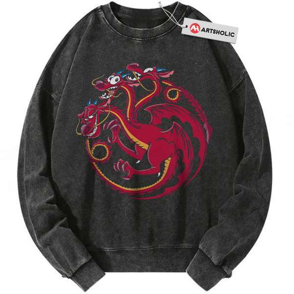 Mushu Sweatshirt, Mulan Sweatshirt, Animated Sweatshirt, Vintage Sweater