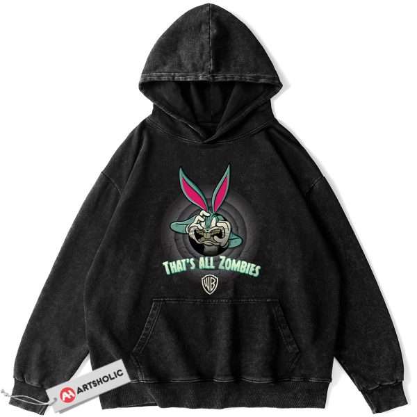 Bugs Bunny Hoodie, Looney Tunes Hoodie, Animated Hoodie, Vintage Hoodie