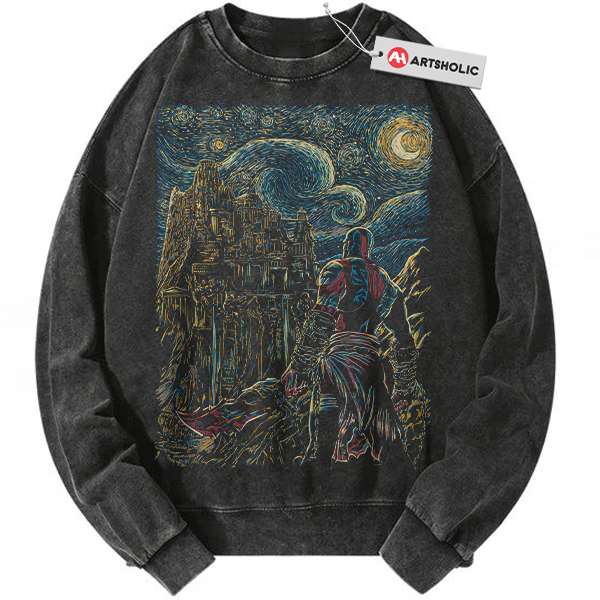 Kratos Sweatshirt, God of War Sweatshirt, Game Sweatshirt, Vintage Sweater