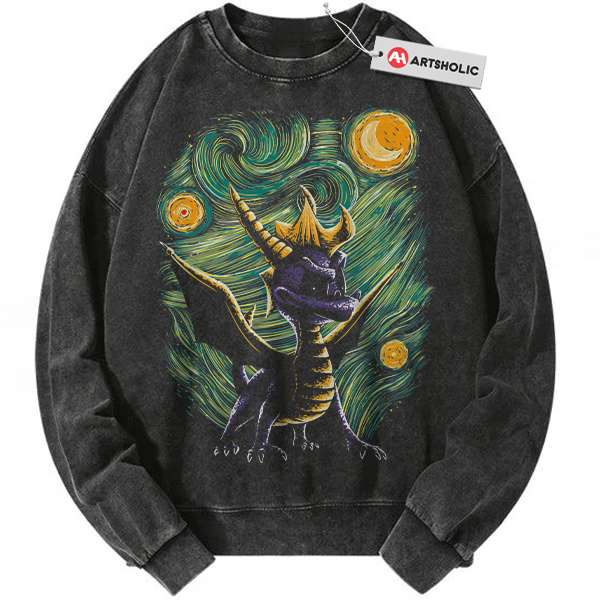 Spyro the Dragon Sweatshirt, Game Sweatshirt, Vintage Sweater