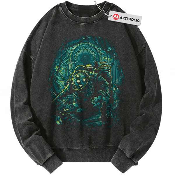 Bioshock Sweatshirt, Game Sweatshirt, Vintage Sweater