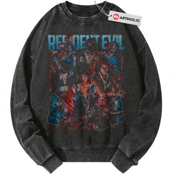 Resident Evil Sweatshirt, Game Sweatshirt, Vintage Sweater