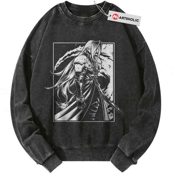 Sephiroth Sweatshirt, Final Fantasy Sweatshirt, Game Sweatshirt, Vintage Sweater