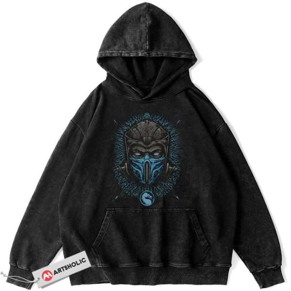 Sub Zero Hoodie, Mortal Kombat Hoodie, Game Hoodie, Vintage Hoodie