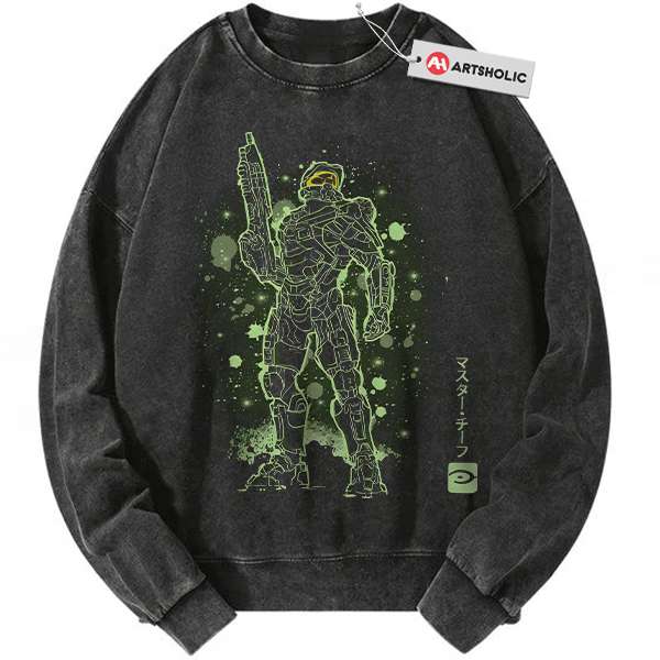 Master Chief Sweatshirt, Halo Sweatshirt, Game Sweatshirt, Vintage Sweater