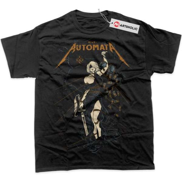 2B Shirt, NieR:Automata Shirt, Game Shirt, Graphic T-Shirt