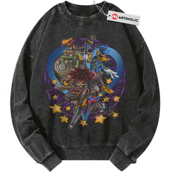 Kingdom Hearts Sweatshirt, Game Sweatshirt, Vintage Sweater