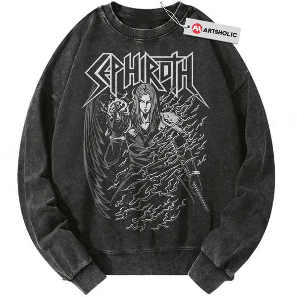 Sephiroth Sweatshirt, Final Fantasy Sweatshirt, Game Sweatshirt, Vintage Sweater