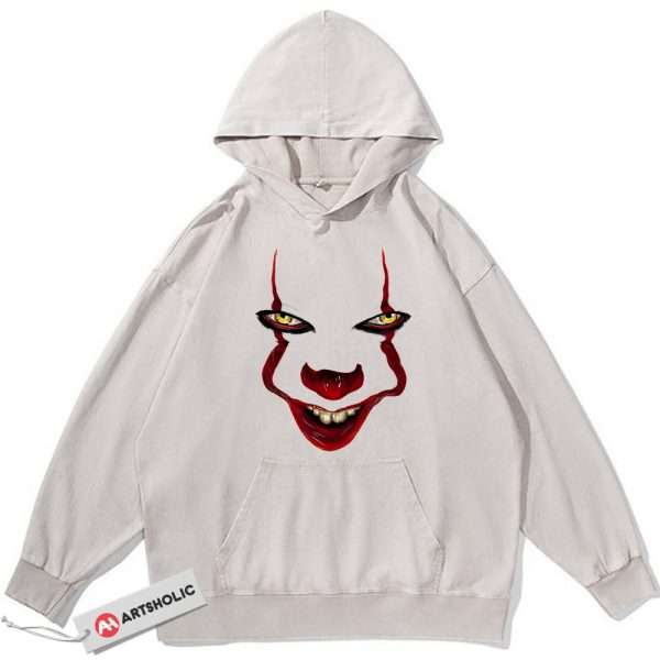 Pennywise Hoodie, IT Hoodie, Horror Movie Hoodie, Vintage Hoodie