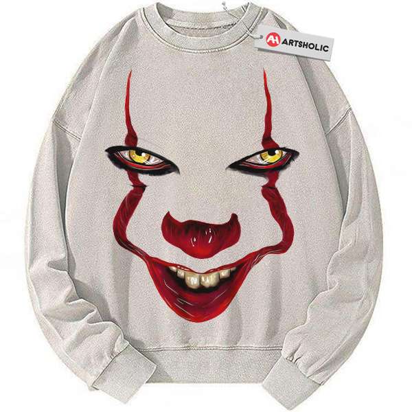 Pennywise Sweatshirt, IT Sweatshirt, Horror Movie Sweatshirt, Vintage Sweater