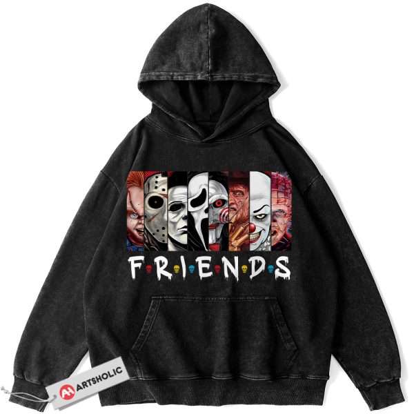 Horror Friends Hoodie, Movie Hoodie, Vintage Hoodie
