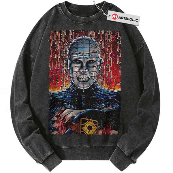 Pinhead Sweatshirt, Hellraiser Sweatshirt, Horror Movie Sweatshirt, Vintage Sweater