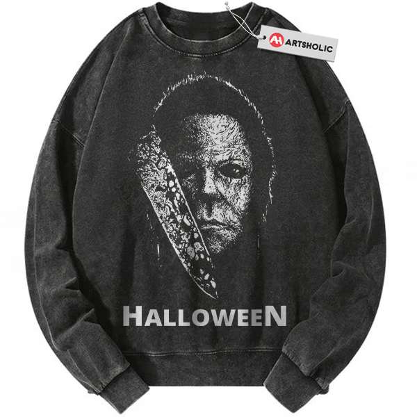 Michael Myers Sweatshirt, Halloween Sweatshirt, Horror Sweatshirt, Vintage Sweater