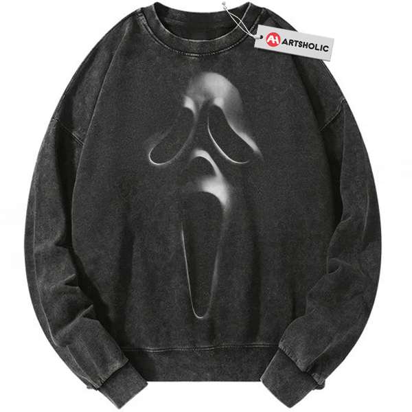 Ghostface Sweatshirt, Scream Sweatshirt, Halloween Sweatshirt, Horror Sweatshirt, Vintage Sweater