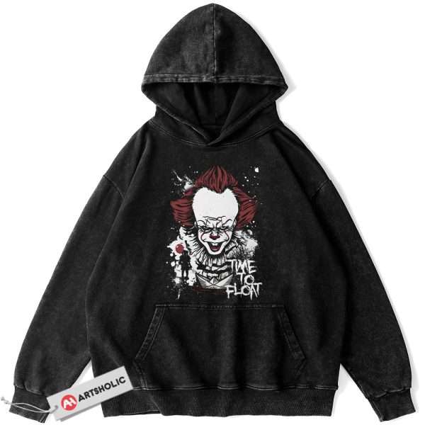 Pennywise Hoodie, IT Hoodie, Halloween Hoodie, Horror Hoodie, Vintage Hoodie
