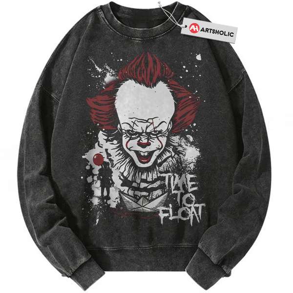 Pennywise Sweatshirt, IT Sweatshirt, Halloween Sweatshirt, Horror Sweatshirt, Vintage Sweater