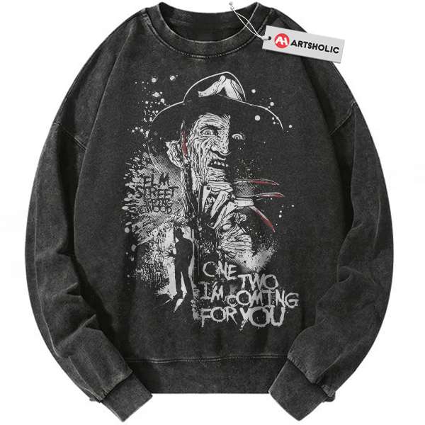 Freddy Krueger Sweatshirt, A Nightmare on Elm Street Sweatshirt, Halloween Sweatshirt, Horror Sweatshirt, Vintage Sweater