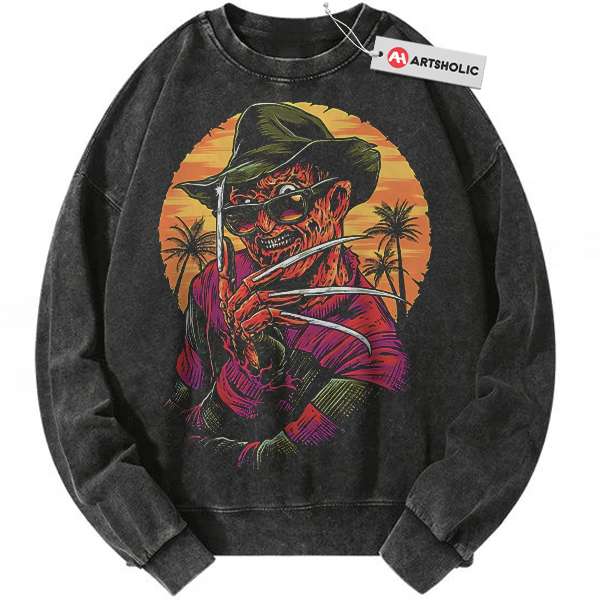 Freddy Krueger Sweatshirt, A Nightmare on Elm Street Sweatshirt, Halloween Sweatshirt, Horror Sweatshirt, Vintage Sweater
