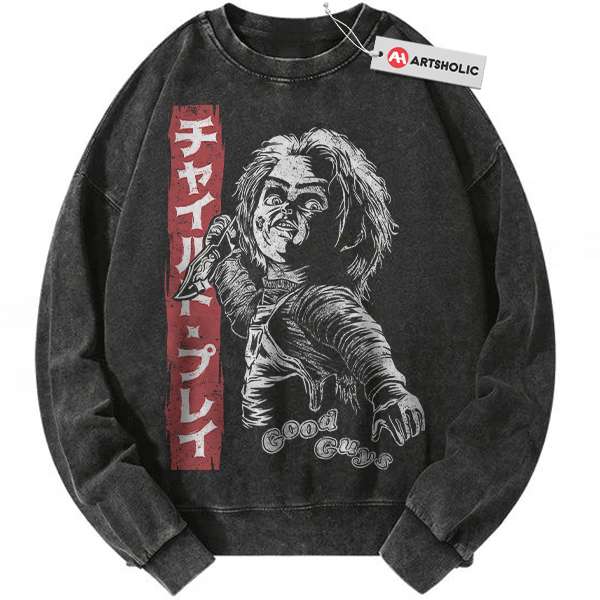 Chucky Sweatshirt, Child's Play Sweatshirt, Halloween Sweatshirt, Horror Sweatshirt, Vintage Sweater