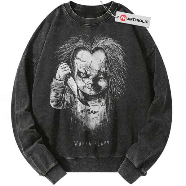 Chucky Sweatshirt, Child's Play Sweatshirt, Halloween Sweatshirt, Horror Sweatshirt, Vintage Sweater