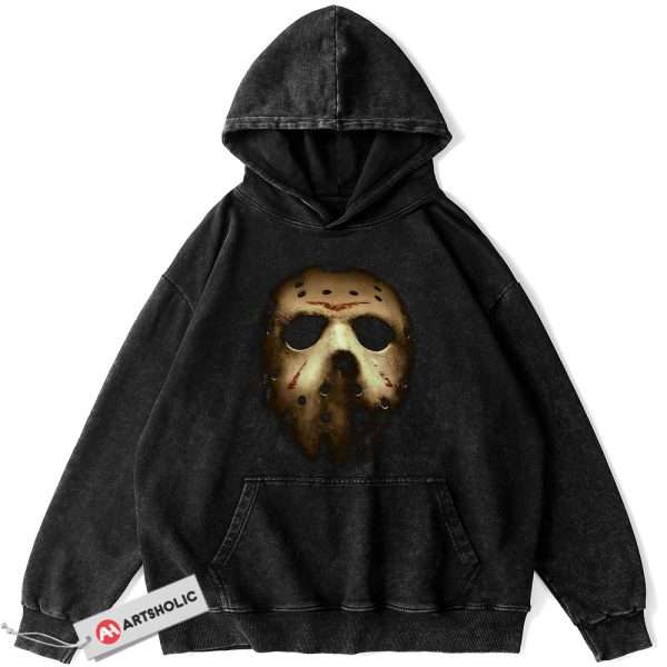 Jason Voorhees Hoodie, Friday the 13th Hoodie, Halloween Hoodie, Horror Hoodie, Vintage Hoodie