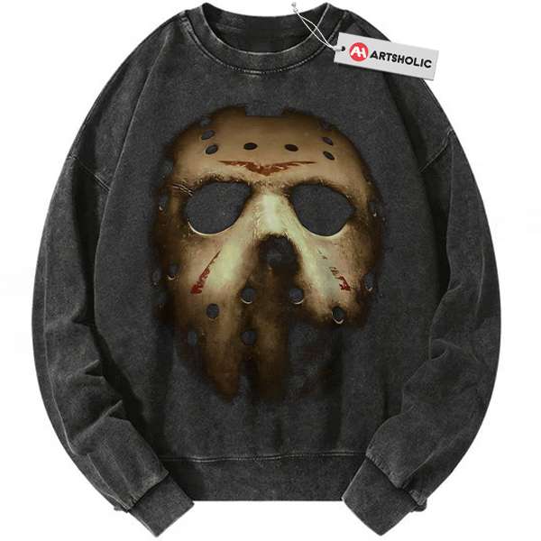 Jason Voorhees Sweatshirt, Friday the 13th Sweatshirt, Halloween Sweatshirt, Horror Sweatshirt, Vintage Sweater