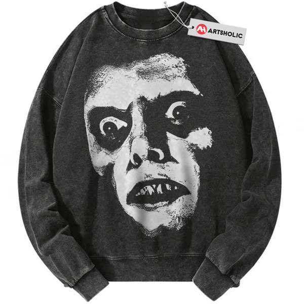 Pazuzu Sweatshirt, The Exorcist Sweatshirt, Halloween Sweatshirt, Horror Sweatshirt, Vintage Sweater