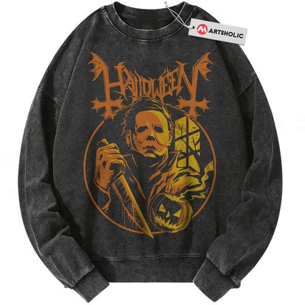 Michael Myers Sweatshirt, Halloween Sweatshirt, Horror Sweatshirt, Vintage Sweater