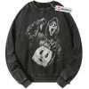 Ghostface Sweatshirt, Scream Sweatshirt, Halloween Sweatshirt, Horror Sweatshirt, Vintage Sweater