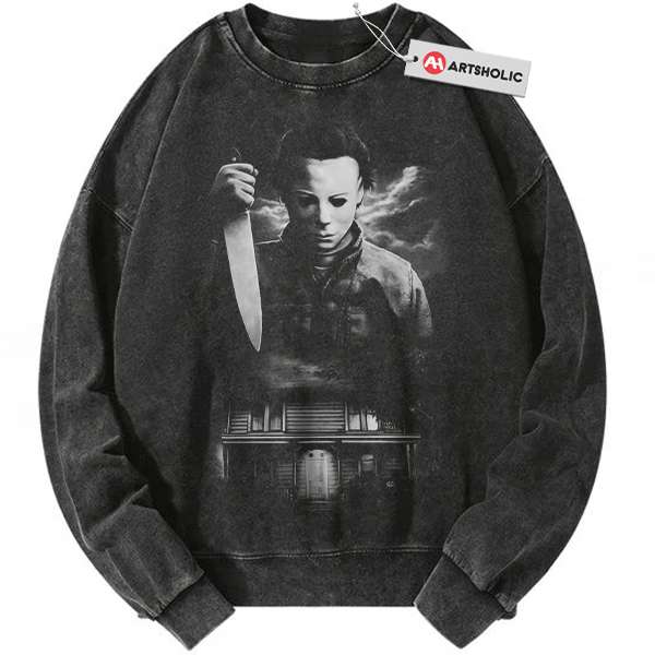 Michael Myers Sweatshirt, Halloween Sweatshirt, Horror Sweatshirt, Vintage Sweater