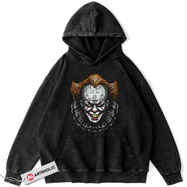 Pennywise Hoodie, IT Hoodie, Halloween Hoodie, Horror Hoodie, Vintage Hoodie