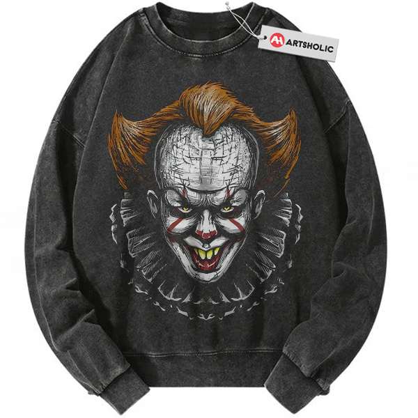 Pennywise Sweatshirt, IT Sweatshirt, Halloween Sweatshirt, Horror Sweatshirt, Vintage Sweater