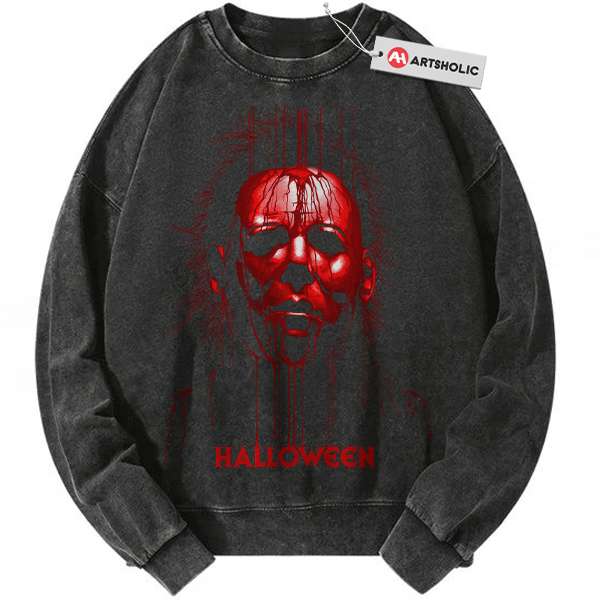 Michael Myers Sweatshirt, Halloween Sweatshirt, Horror Sweatshirt, Vintage Sweater