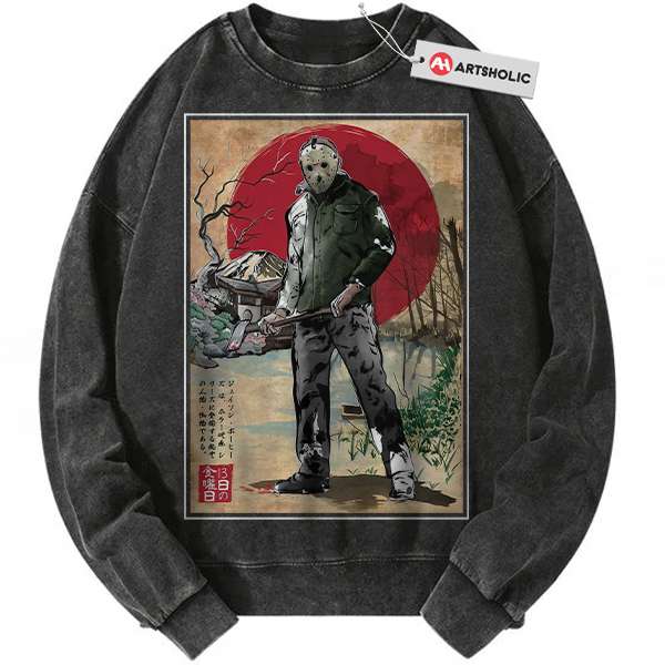 Jason Voorhees Sweatshirt, Friday the 13th Sweatshirt, Halloween Sweatshirt, Horror Sweatshirt, Vintage Sweater