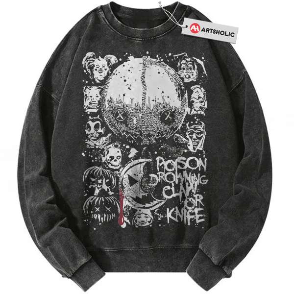 Trick 'r Treat Sweatshirt, Halloween Sweatshirt, Horror Movie Sweatshirt, Vintage Sweater