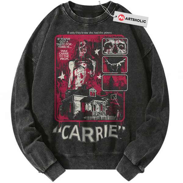 Carrie Sweatshirt, Halloween Sweatshirt, Horror Movie Sweatshirt, Vintage Sweater