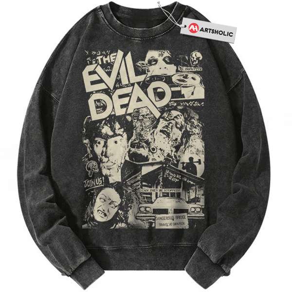 The Evil Dead Sweatshirt, Halloween Sweatshirt, Horror Movie Sweatshirt, Vintage Sweater