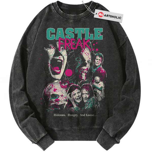 Castle Freak Sweatshirt, Halloween Sweatshirt, Horror Movie Sweatshirt, Vintage Sweater