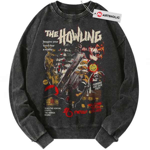 The Howling Sweatshirt, Halloween Sweatshirt, Horror Movie Sweatshirt, Vintage Sweater