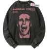 American Psycho Sweatshirt, Halloween Sweatshirt, Horror Sweatshirt, Vintage Sweater