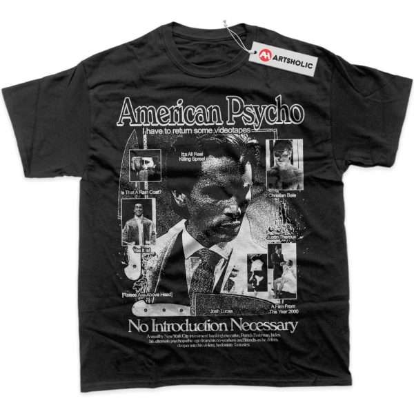 American Psycho Shirt, Halloween Shirt, Horror Shirt, Graphic T-Shirt