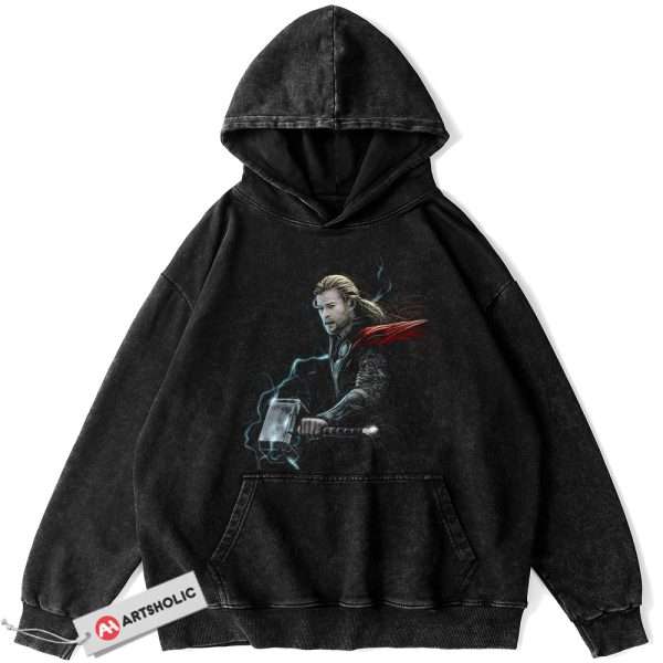 Thor Hoodie, Marvel Comics Hoodie, Vintage Hoodie