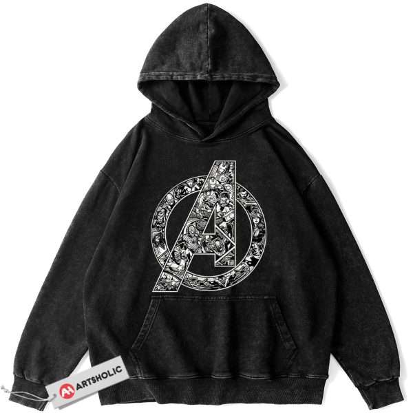 The Avengers Hoodie, Marvel Comics Hoodie, Vintage Hoodie